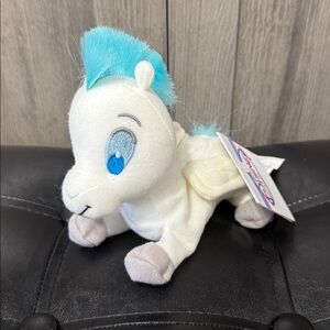Disney's Retired Baby Pegasus Of Hercules Beanie Plush Toy With Original Tag